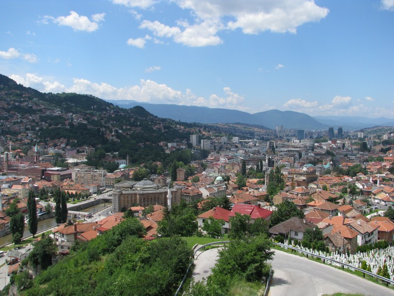 Sarajewo, Bałkany autostop